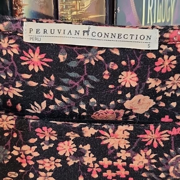 Peruvian Connection Floral Long Sleeve Dress - Picture 3 of 5